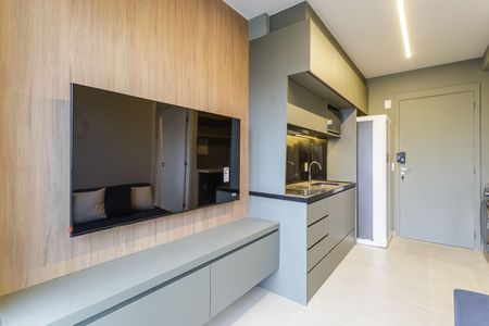 Apartamento para alugar com 26m², 1 quarto e 1 vaga Apartamento para alugar com 26m², 1 quarto e 1 vagaSala