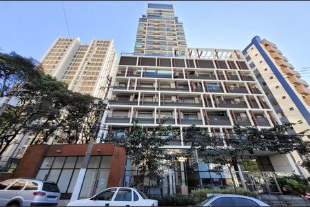 Apartamento para alugar com 44m², 1 quarto e 1 vaga Apartamento para alugar com 44m², 1 quarto e 1 vagaFachada