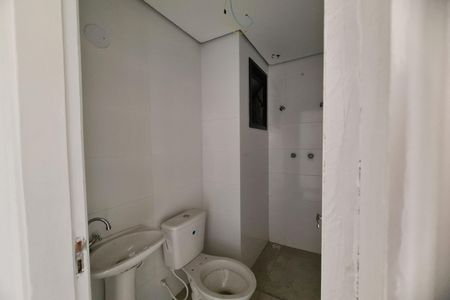 Banheiro de apartamento à venda com 1 quarto, 28m² em Vila Alpina, São Paulo