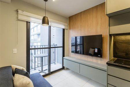 Apartamento para alugar com 26m², 1 quarto e 1 vaga Apartamento para alugar com 26m², 1 quarto e 1 vagaSala