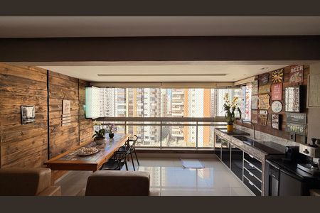 Varanda da Sala de apartamento à venda com 3 quartos, 109m² em Nova Suiça, Goiânia
