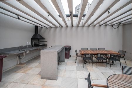 Apartamento à venda com 34m², 1 quarto e sem vaga Apartamento à venda com 34m², 1 quarto e sem vagaÁrea comum - Churrasqueira
