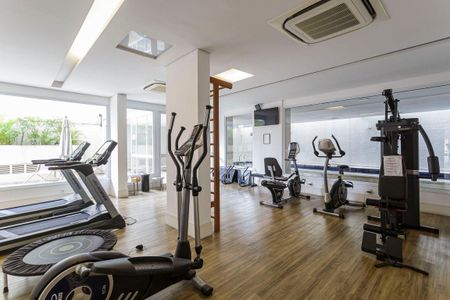 Studio para alugar com 37m², 1 quarto e 1 vaga Studio para alugar com 37m², 1 quarto e 1 vagaÁrea comum - Academia