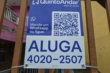 Casa para alugar com 40m², 1 quarto e sem vaga Casa para alugar com 40m², 1 quarto e sem vagaPlaca
