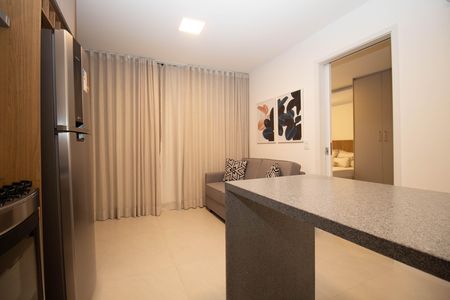 Apartamento para alugar com 37m², 1 quarto e 1 vagaCozinha e Área de Serviço