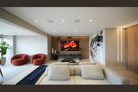 Sala de apartamento à venda com 3 quartos, 165m² em Vila Gilda, Santo André