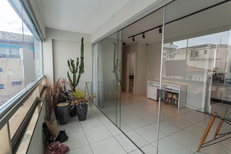Varanda da Sala de apartamento à venda com 3 quartos, 78m² em Graça, Belo Horizonte