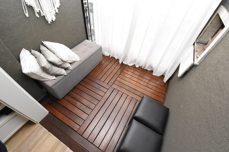Apartamento à venda com 90m², 3 quartos e 2 vagasÁrea da sala com Churrasqueira