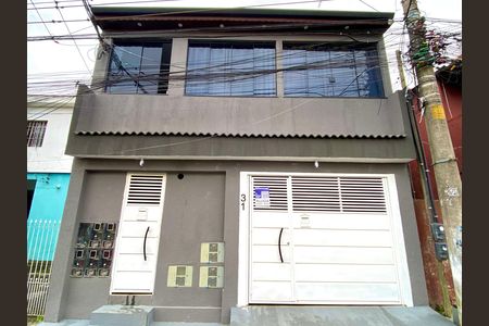 Casa para alugar com 75m², 3 quartos e sem vaga Casa para alugar com 75m², 3 quartos e sem vagaPlaca instalada na fachada do imóvel