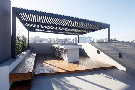 Áera Comum - Churrasqueira de kitnet/studio para alugar com 1 quarto, 28m² em Cidade Baixa, Porto Alegre