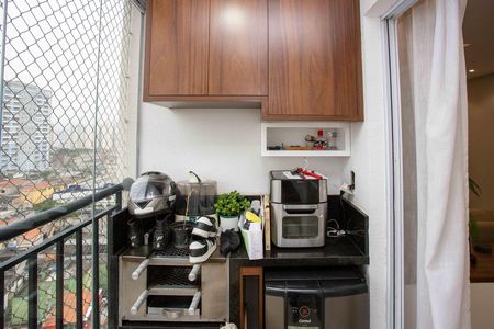 Varanda da Sala de apartamento para alugar com 2 quartos, 69m² em Conceição, Diadema
