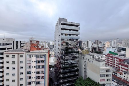 Vista da Varanda de kitnet/studio à venda com 1 quarto, 31m² em Liberdade, São Paulo