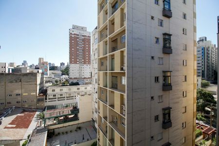 Vista da Sala de apartamento à venda com 2 quartos, 100m² em Pinheiros, São Paulo
