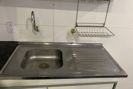 Apartamento para alugar com 36m², 0 quarto e 1 vaga Apartamento para alugar com 36m², 0 quarto e 1 vagaCozinha e Área de Serviço