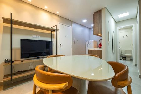 Sala/Cozinha de apartamento para alugar com 1 quarto, 42m² em Jardins, São Paulo