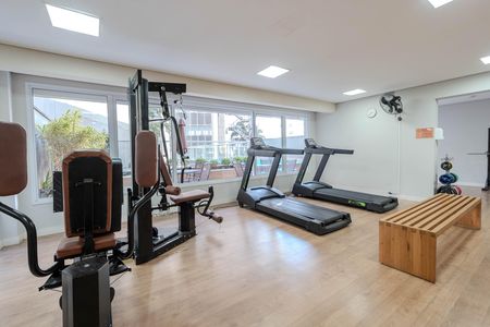 Apartamento à venda com 28m², 1 quarto e sem vaga Apartamento à venda com 28m², 1 quarto e sem vagaÁrea comum - Academia