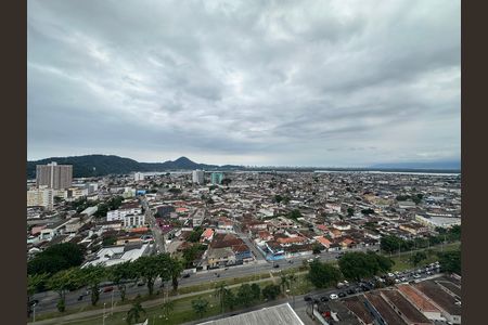 Vista Varanda da Sala de apartamento para alugar com 2 quartos, 46m² em Parque Sao Vicente, São Vicente