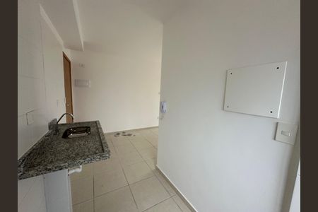 Cozinha de apartamento para alugar com 2 quartos, 46m² em Parque Sao Vicente, São Vicente