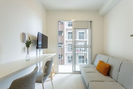Sala de apartamento à venda com 1 quarto, 28m² em Jardim Caravelas, São Paulo