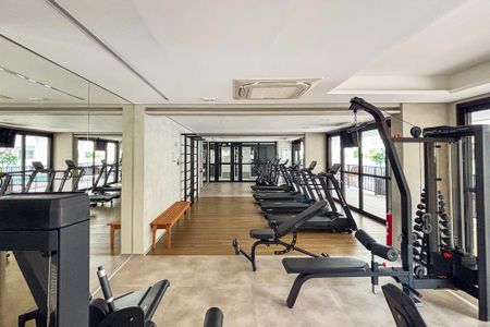Studio para alugar com 38m², 1 quarto e 1 vaga Studio para alugar com 38m², 1 quarto e 1 vagaacademia