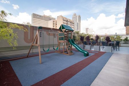 Studio para alugar com 19m², 1 quarto e sem vaga Studio para alugar com 19m², 1 quarto e sem vagaÁrea comum - Playground