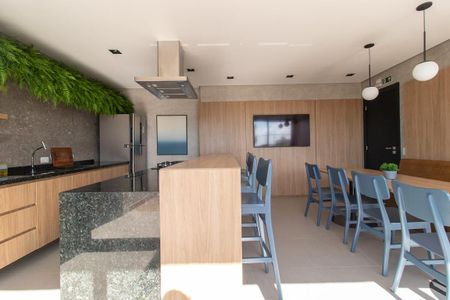 Studio para alugar com 19m², 1 quarto e sem vaga Studio para alugar com 19m², 1 quarto e sem vagaÁrea comum - Churrasqueira