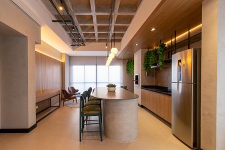 Studio para alugar com 19m², 1 quarto e sem vaga Studio para alugar com 19m², 1 quarto e sem vagaÁrea comum - Salão de festas