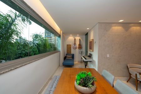 VARANDA de apartamento à venda com 4 quartos, 138m² em Santo Agostinho, Belo Horizonte