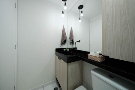 Banheiro de apartamento à venda com 1 quarto, 40m² em Cangaiba, São Paulo