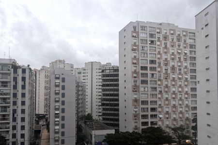 Vista da Sala de apartamento para alugar com 1 quarto, 54m² em Boqueirão, Santos