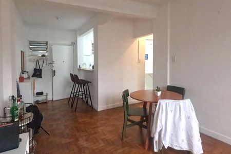 Sala de apartamento para alugar com 1 quarto, 54m² em Boqueirão, Santos