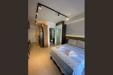 Sala/Quarto de apartamento à venda com 1 quarto, 28m² em República, São Paulo