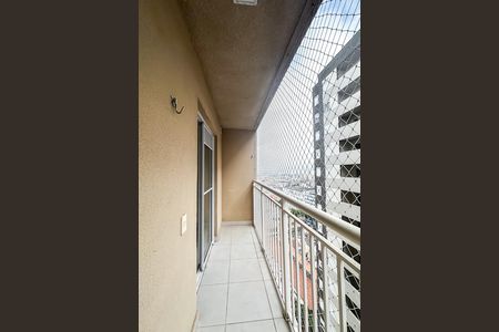 Varanda da Sala de apartamento para alugar com 1 quarto, 33m² em Belenzinho, São Paulo