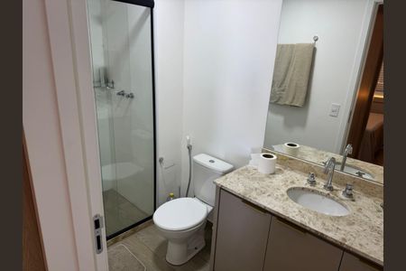Banheiro de apartamento para alugar com 1 quarto, 49m² em Jardim Sumare, Ribeirão Preto
