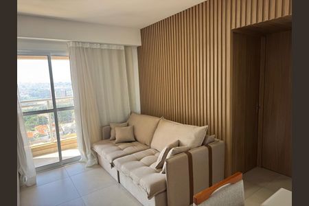 Sala de apartamento para alugar com 1 quarto, 49m² em Jardim Sumare, Ribeirão Preto