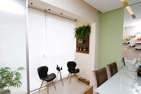 Varanda da Sala de apartamento à venda com 3 quartos, 69m² em Cinquentenario, Belo Horizonte