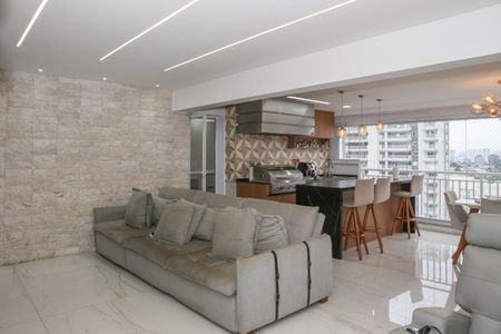 Apartamento à venda com 136m², 3 quartos e 3 vagas Apartamento à venda com 136m², 3 quartos e 3 vagasSala e Varanda Gourmet