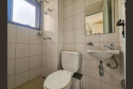 Banheiro de serviço de apartamento à venda com 4 quartos, 167m² em Brooklin, São Paulo