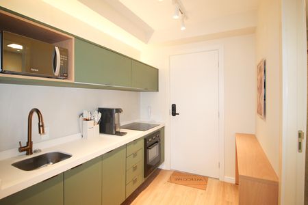 Studio para alugar com 25m², 1 quarto e sem vaga Studio para alugar com 25m², 1 quarto e sem vagaCozinha
