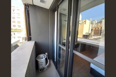 Sacada de kitnet/studio para alugar com 1 quarto, 24m² em Consolação, São Paulo