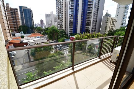 Sala - Sacada de apartamento para alugar com 1 quarto, 57m² em Cambuí, Campinas