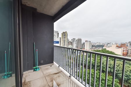 Studio para alugar com 24m², 1 quarto e sem vaga Studio para alugar com 24m², 1 quarto e sem vagaVaranda