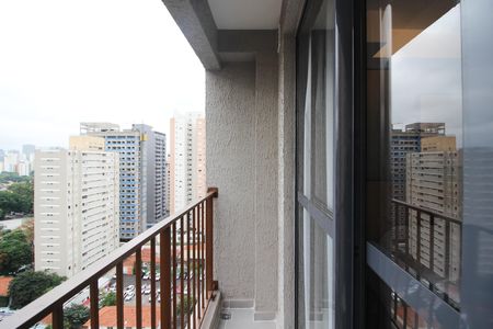 Studio para alugar com 25m², 1 quarto e sem vaga Studio para alugar com 25m², 1 quarto e sem vagaVaranda