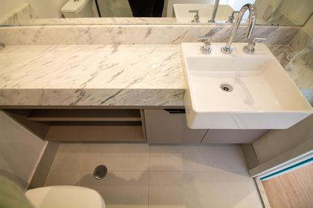 Studio para alugar com 27m², 1 quarto e sem vaga Studio para alugar com 27m², 1 quarto e sem vagaBanheiro