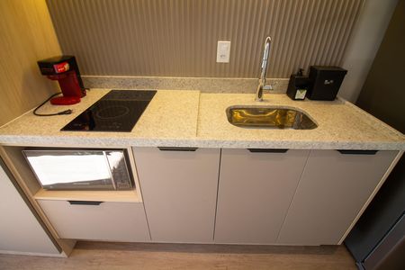 Studio para alugar com 27m², 1 quarto e sem vaga Studio para alugar com 27m², 1 quarto e sem vagaCozinha