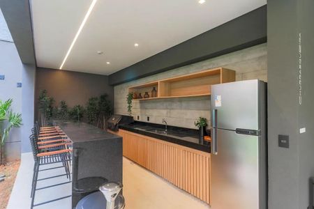 Studio para alugar com 27m², 1 quarto e sem vaga Studio para alugar com 27m², 1 quarto e sem vagaÁrea comum - Churrasqueira