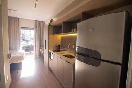 Studio para alugar com 27m², 1 quarto e sem vaga Studio para alugar com 27m², 1 quarto e sem vagaCozinha