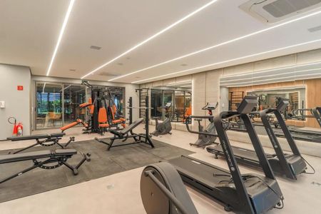 Studio para alugar com 27m², 1 quarto e sem vaga Studio para alugar com 27m², 1 quarto e sem vagaÁrea comum - Academia