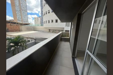 Varanda de apartamento para alugar com 1 quarto, 55m² em Lourdes, Belo Horizonte