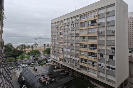 Vista da Sala de apartamento para alugar com 3 quartos, 108m² em Gonzaga, Santos